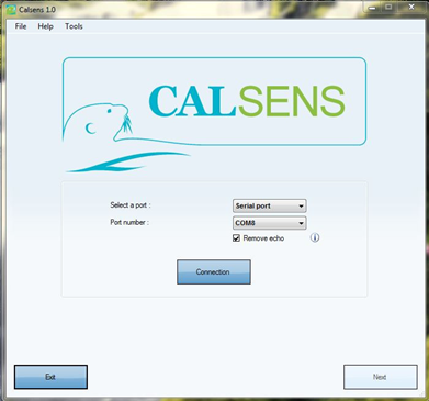 CALSENSソフトウェア