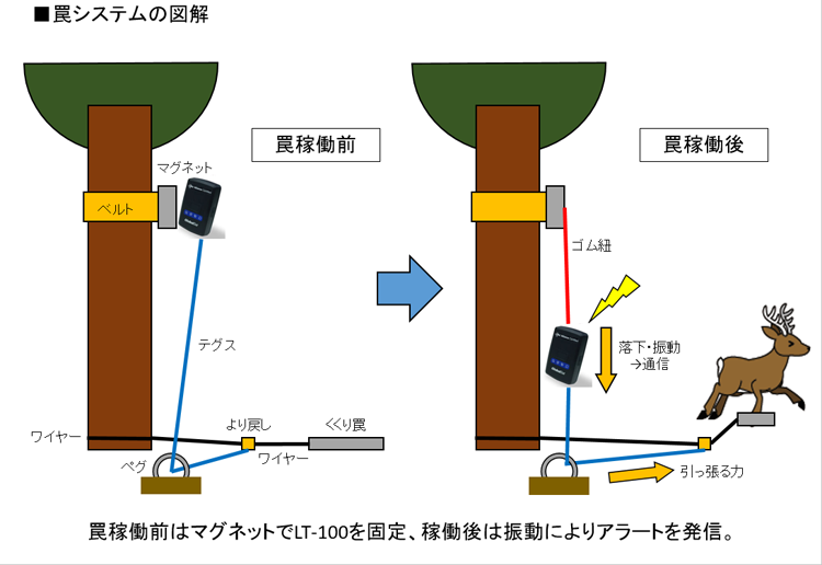 Lora鳥獣被害アラートシステム Trelink トレリンク