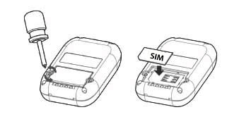 SIMカード取り付け